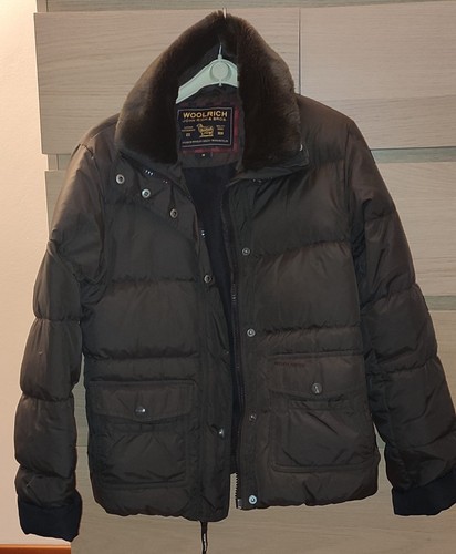 Piumino donna woolrich marrone - piumino,