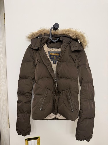 Woolrich piumino donna marrone