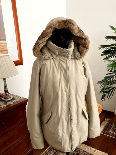 Piumino beige woolrich con - piumino,